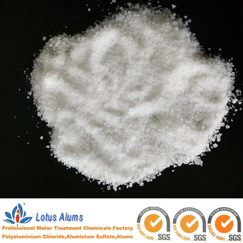 Aluminum Sulfate Particles for Swimming Pool Disinfection