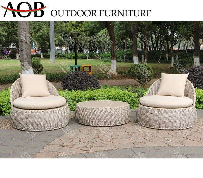 Modern Luxury Outdoor Hotel Home Garden Rattan Wicker Balcony Patio Villa Resort Chair Table Furniture Set