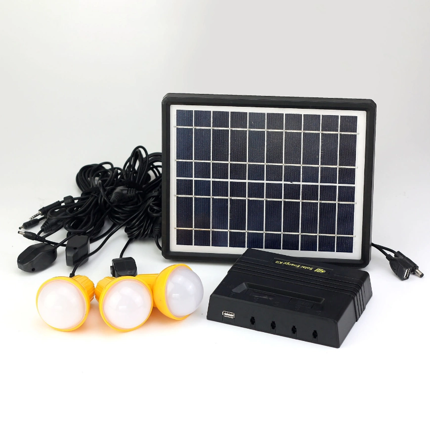 5W de energía solar portátil con kits de cargadores de teléfono móvil