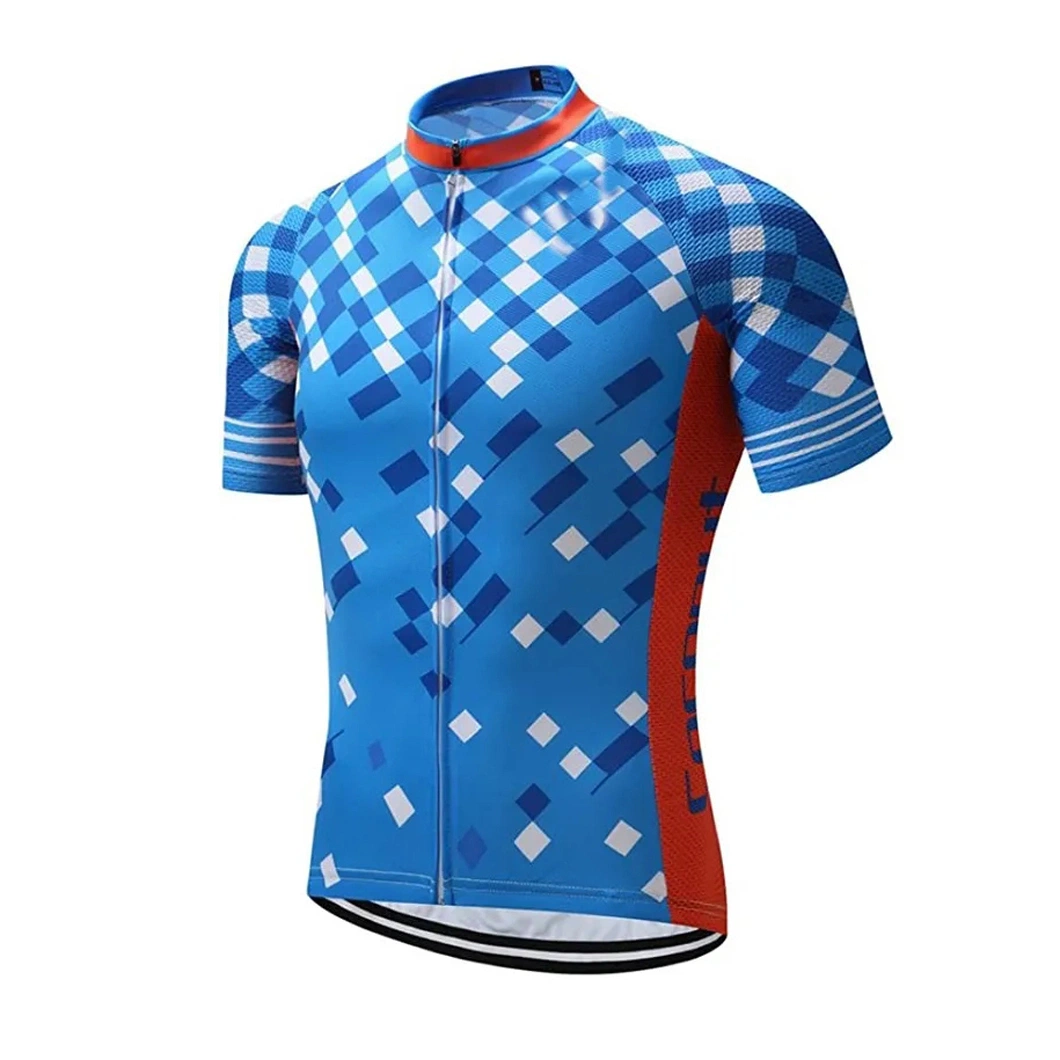 Custom Sublimation Unisex Printing Sportswear Bike Clothes Camiseta de ciclismo