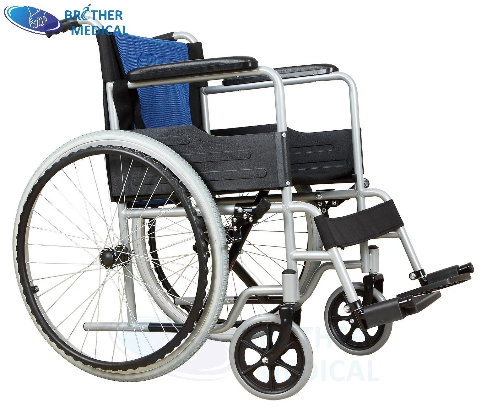 2022 Health Care Product Cheap Price Lightweight Foldable Wheelchair for Handicapped