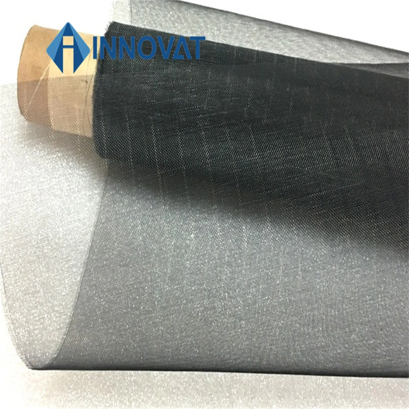 Heater Element Tungsten Wire Filter Mesh/99.95% Black Pure Tungsten Mesh Gauze 120 80 100 Mesh Tungsten Woven Filter Wire Mesh