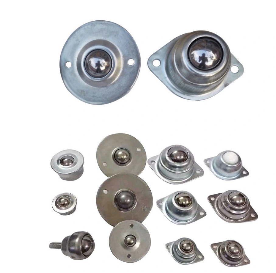 Conveyor Accessories Stainless Steel 1.2 Inch Galvanized Steel Bearing Bull Eye Ball