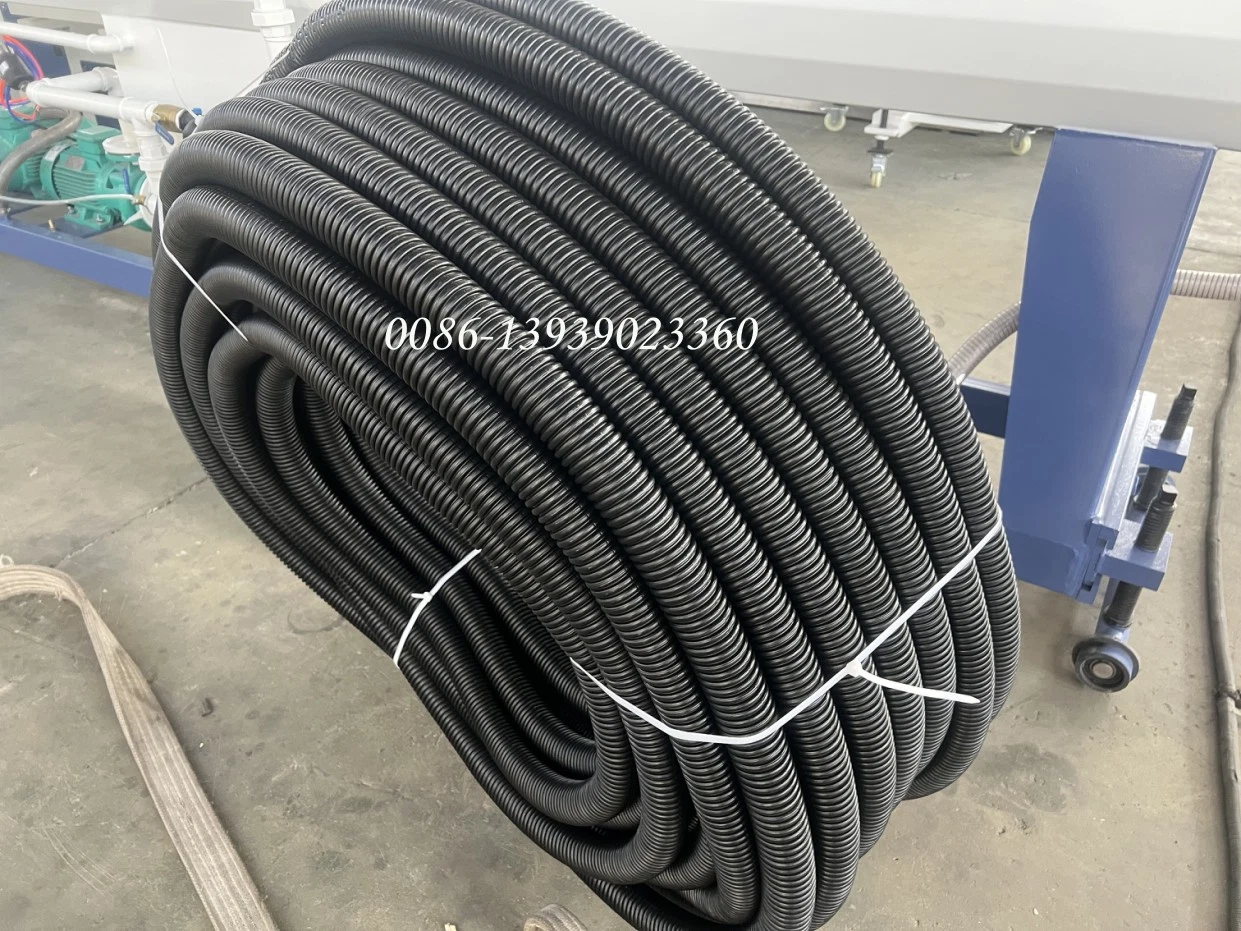 Plastic Flexible Sink Water Drain Corrugation Hose Extrusion Machine