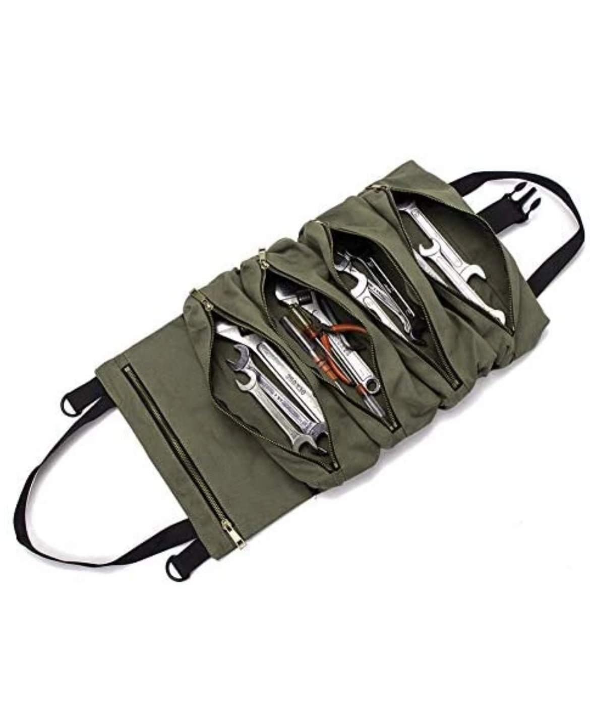 Hot Sale New Multi-Purpose Heavy Duty Roll up Organizer Tool Case Car Motorcycle Hanging Tool Bag