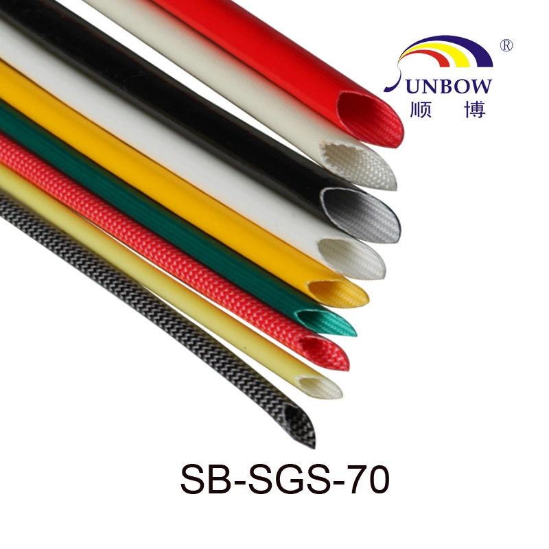 Fiber Glass Braided Sleeving with Silicone Rubber Coating