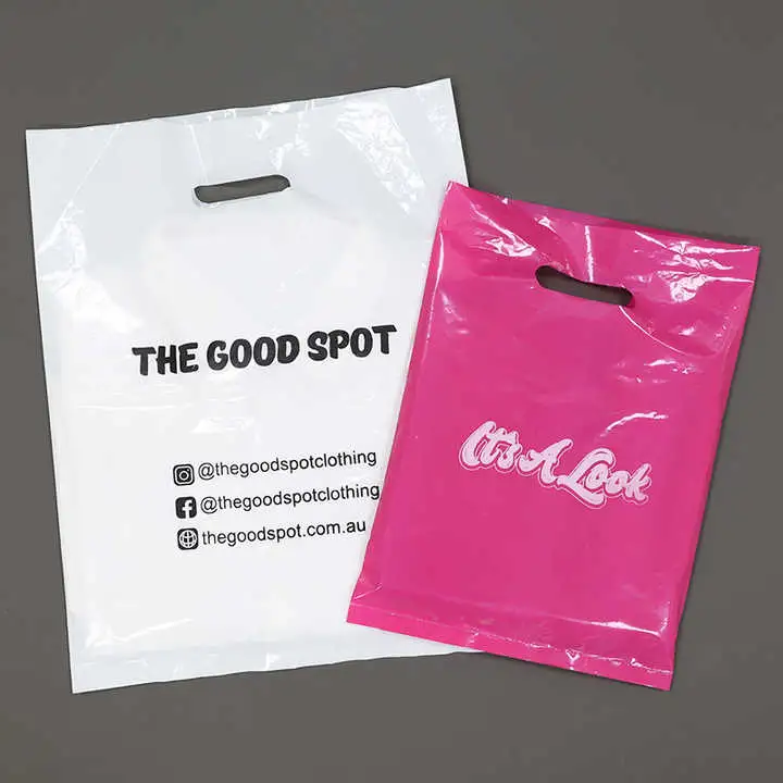 Soft Loop Handle Cute Plastic Bag