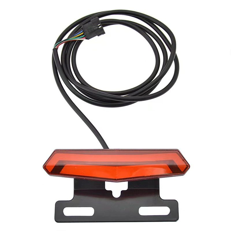 Electric Bicycle High-Bright Headlight Taillight Brake Turn Signal Combination Wuxing Switch Button Scooter Convertion Parts