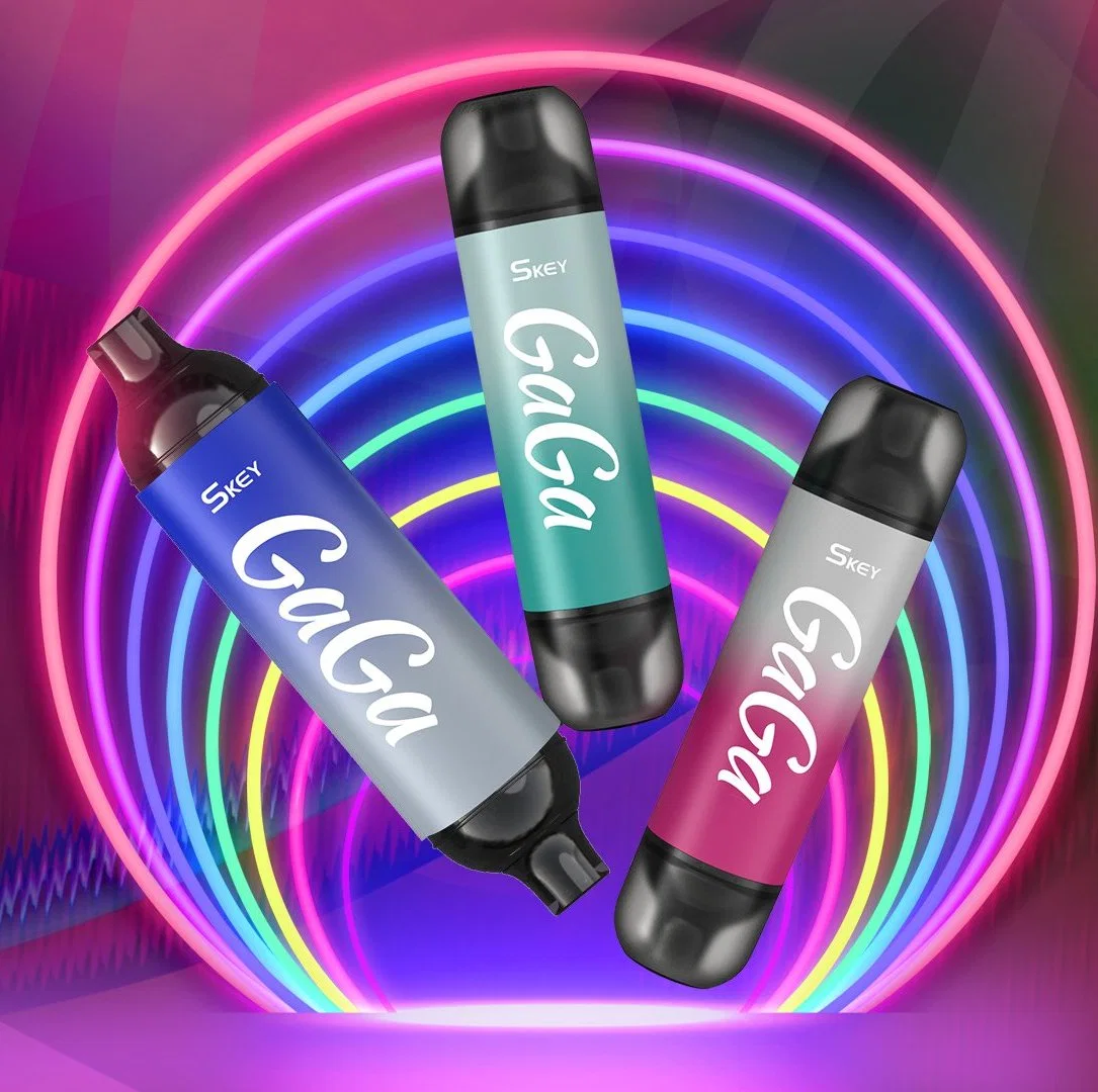 Wiederaufladbare SKEY Gaga Premium 7000 /10000puffs Dual Flavors Elektronische Zigarette Einweg-Vape Pen