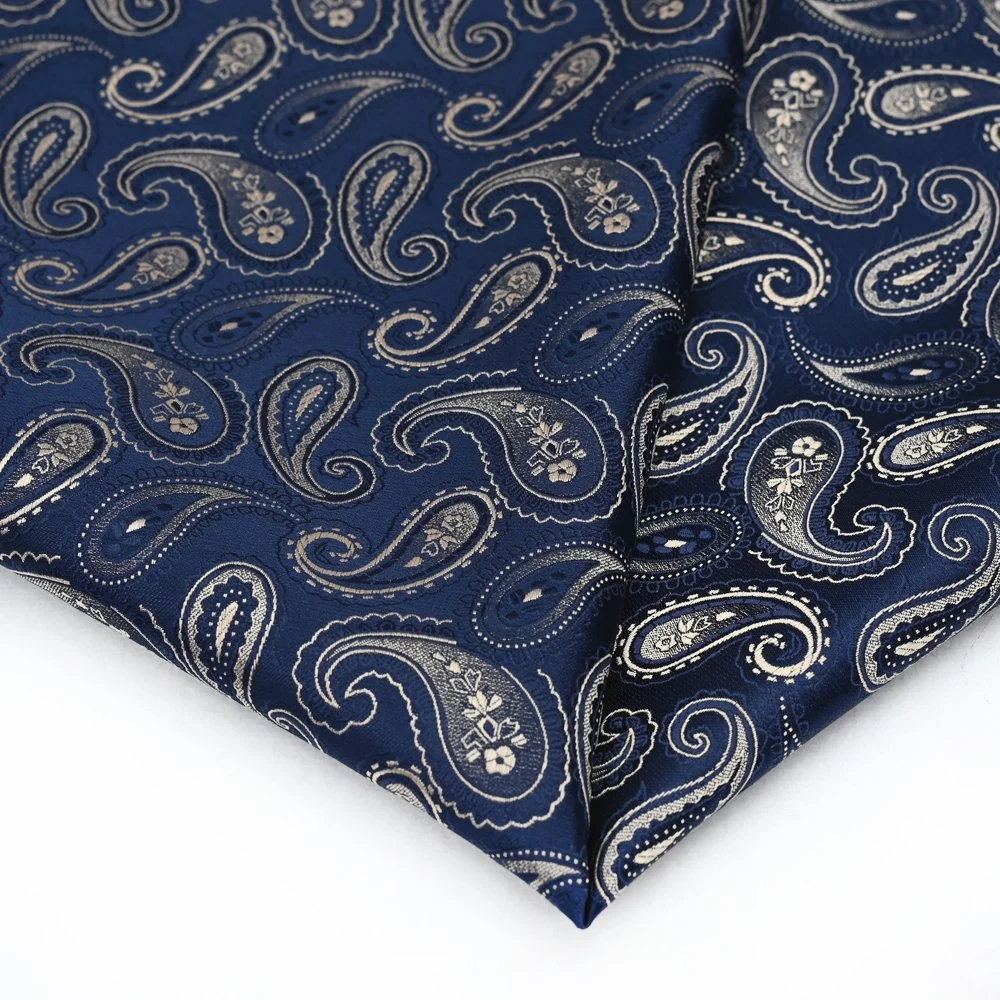 Yili Floral Paisley Designer Classic Necktie Jacquard Brocade Fabric