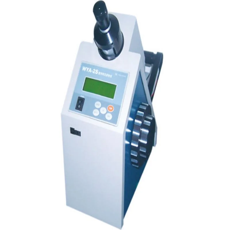 Refractómetro digital Abbe Equipo de prueba refractómetro Abbe aparato de prueba Wya2s Instrumento analítico