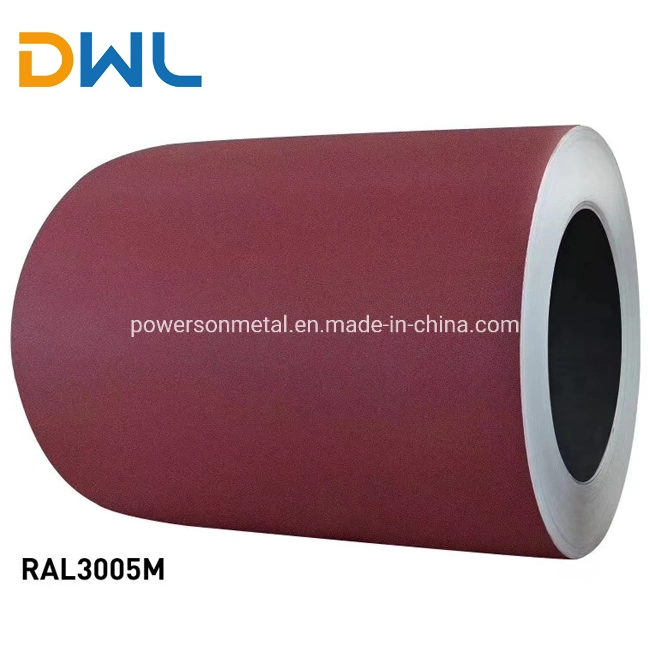 Ral Color Coated Metal Panel Gi Iron Galvanized Galvalume PPGI PPGL Prepainted Steel Sheet Prepainted Galvanized Steel Coil