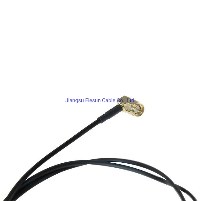 RF Jumper Cable 50ohm Rg174 SMA Male to SMA Male Low Loss OEM for Antenna WiFi Routers