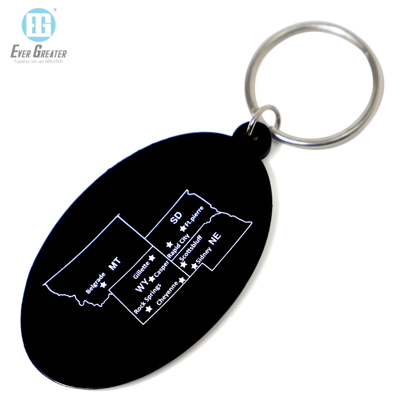 Souvenir Keychain Personalized Rubber Keychain