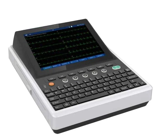 Hospital ECG Electrocardiograph 12 Channel Multi-Parameter Patient Monitor Machine with CE&ISO