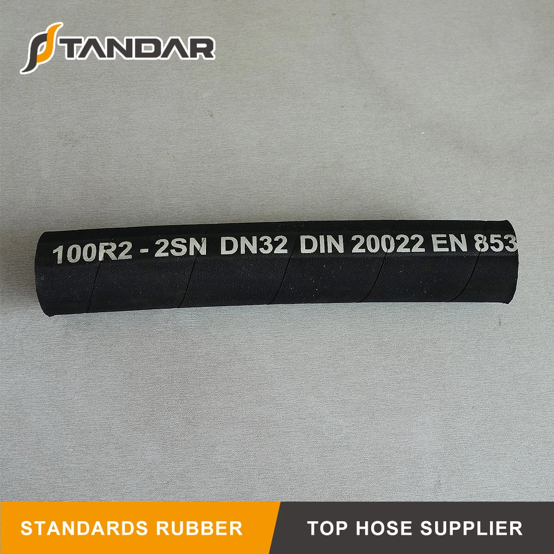 SAE100 R2at High Pressure Rubber Hydraulic Hose with Hydraulic Fitting