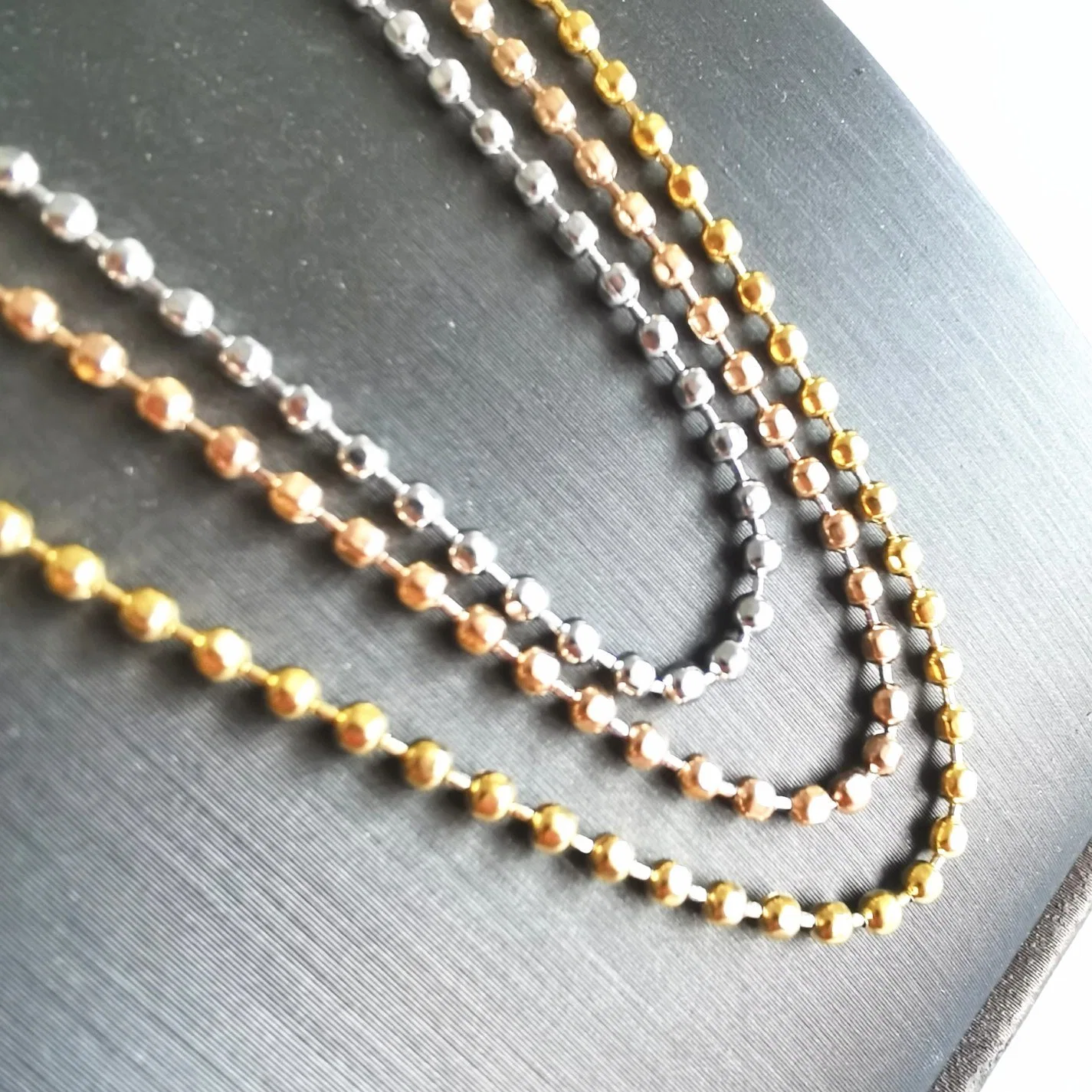 High quality/High cost performance Stainless Steel Beads Chain Bracelet Decoration Fashion Design