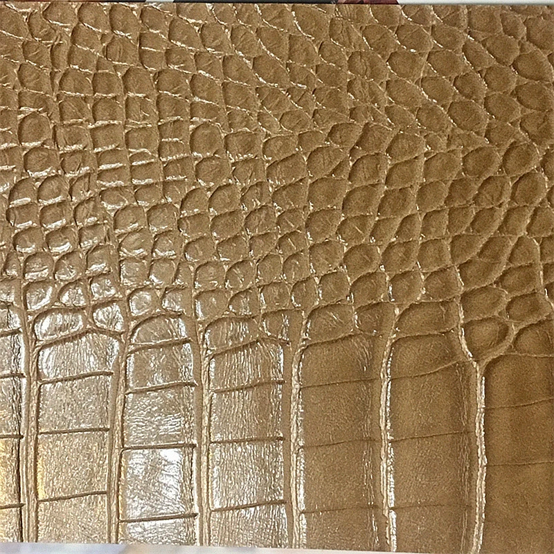 Alligator Crocodile Pattern PU Leather for Lady Wallet Purse Handbag Suitcase Pad Cover