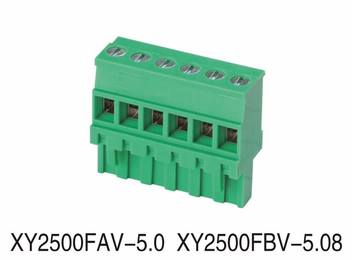 Bloque terminal enchufable PCB Xy2500fbv-5,08mm de tipo vertical