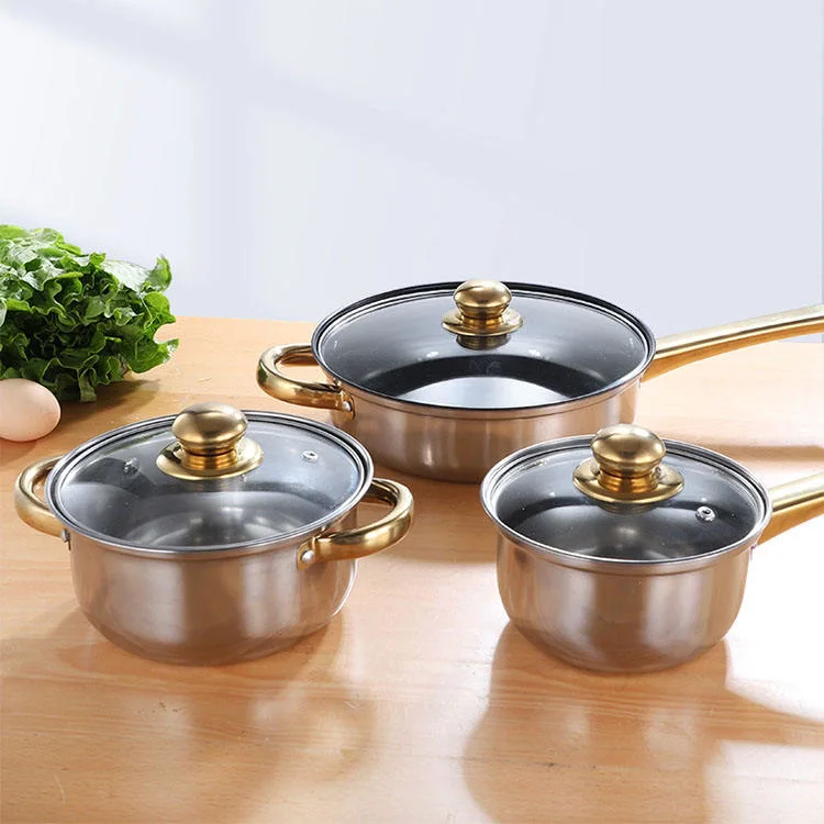 Soup Pot Cookware Stainless Steel Kitchen Cooking Ware Stock Pot Soup Pot Cookware