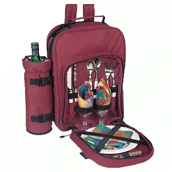 Polyester Picnic Backpack with Tableware
