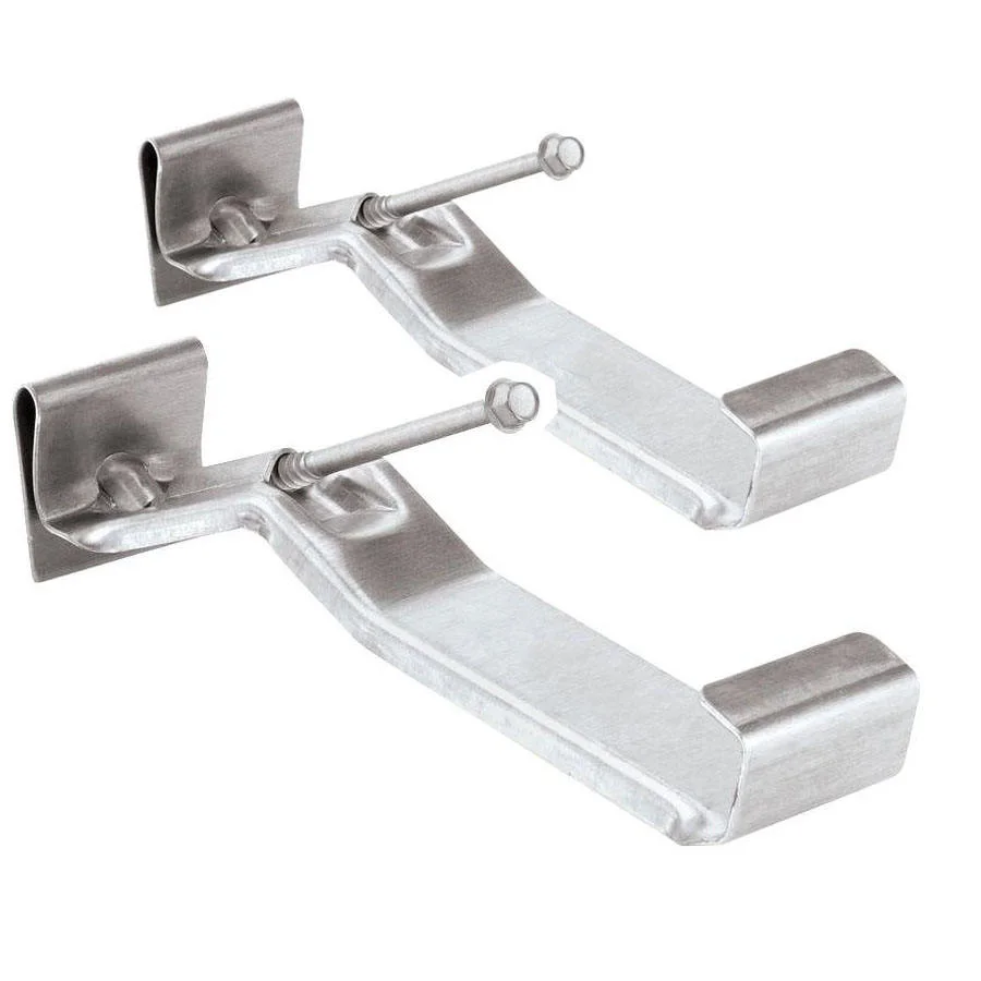 ODM OEM Aluminum Hidden Gutter Hangers with Screw and Clip Custom Heavy Duty K Gutter Hidden Hanger Bracket