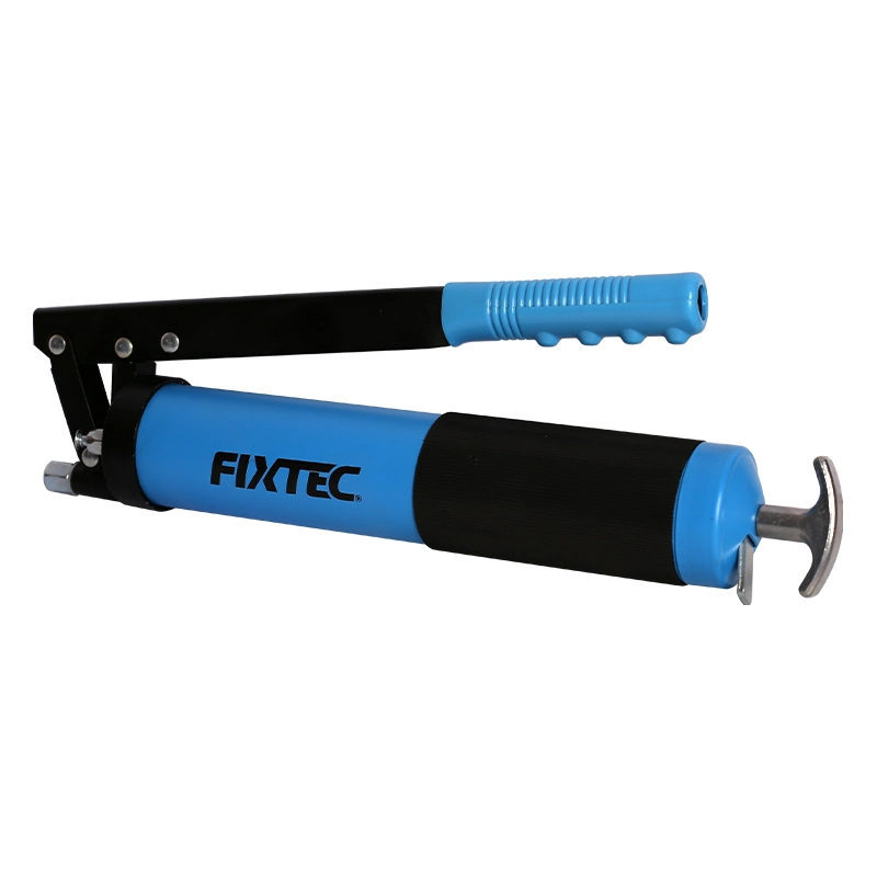 Fixtec Heavy Duty 14oz Hand Grease Gun Set with 2PCS Nozzle