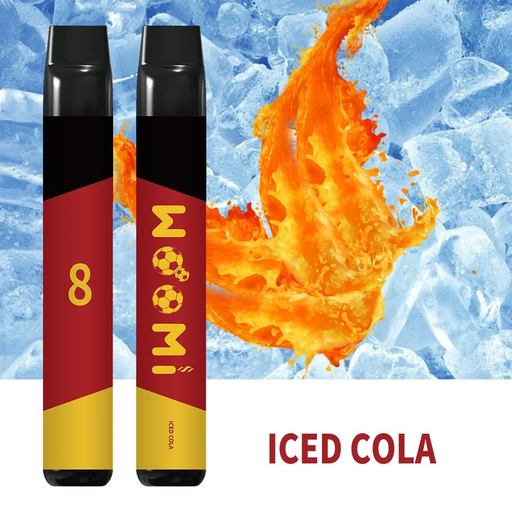 2023 Wholsale Vape Manufacturer Iced Cola Flavors Woomi Goal 2500puff 6ml Pod 20mg Nicotine Mesh Coil Disposab E Cigar Vape Pen