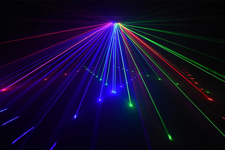 RGB Laser Show 6 Eyes Mini DJ Disco Laser KTV Stage Light for Night Club