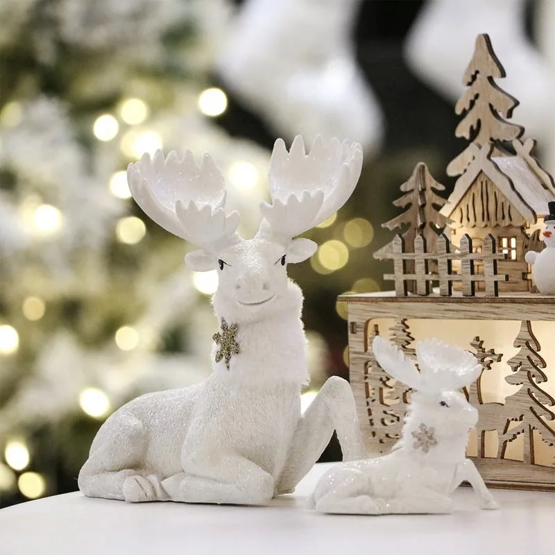 Wholesale/Supplier Home Decoration Resin Animal Figurine Design Christmas Resin Statue Accent Decoration