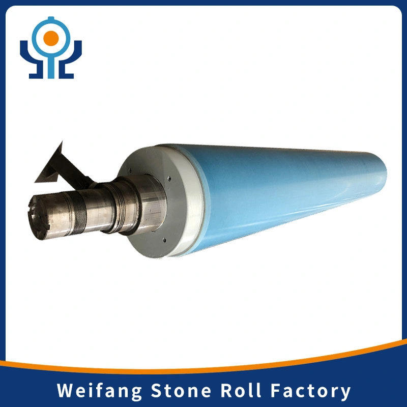 Customized Dia Composite Rubber Covered Roller Stone Roller for Papermaking