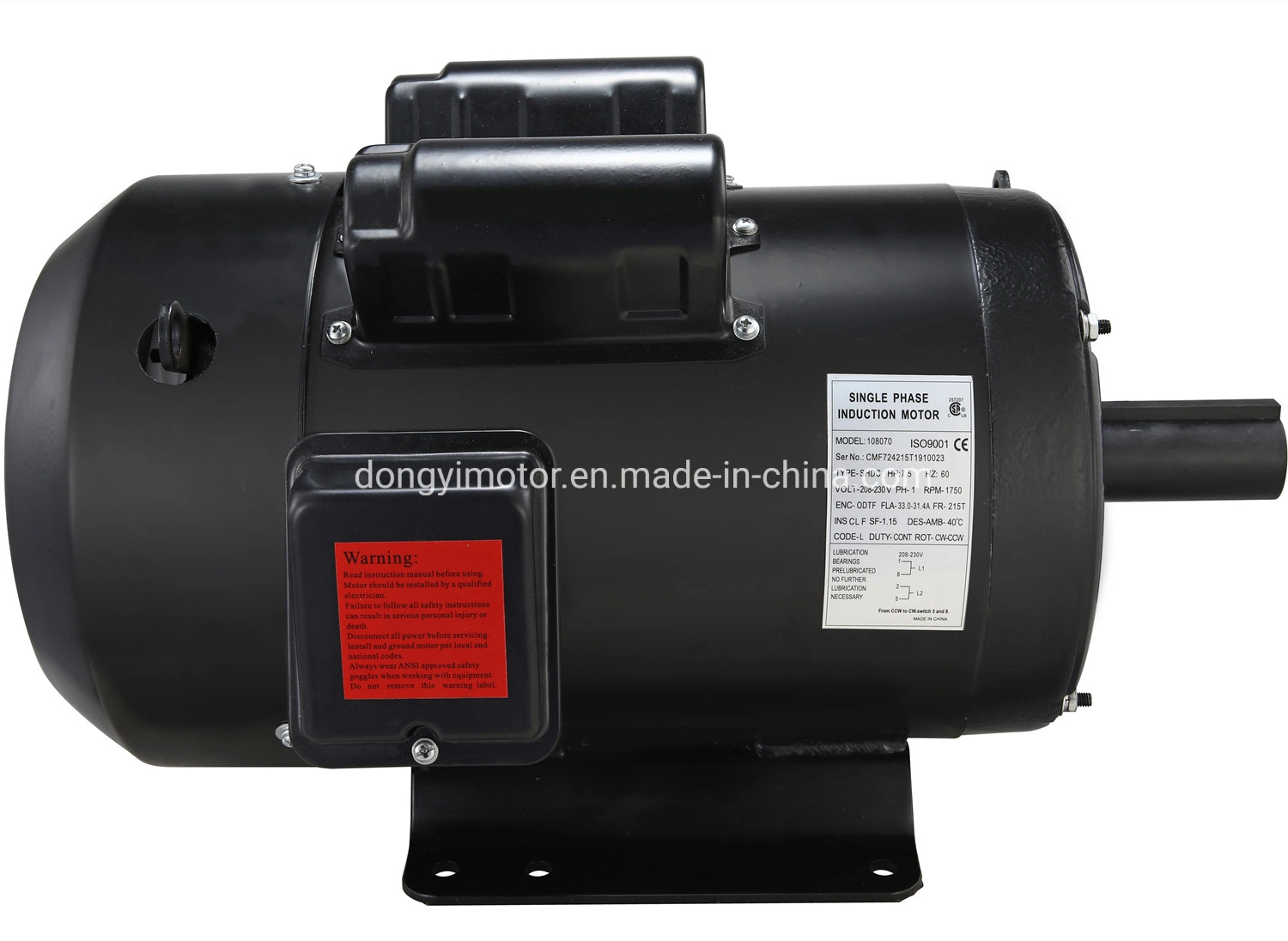 1HP ~ 10HP Specially Designed Air Compressor Single Phase Motor