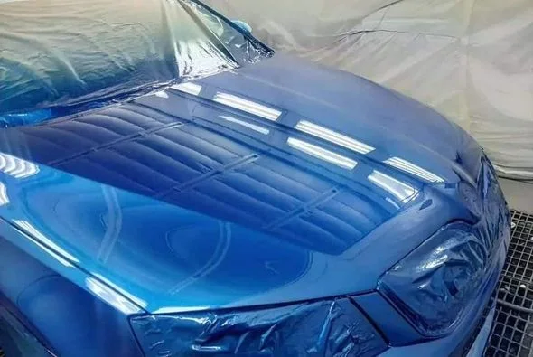 Tinta para automóvel Rapcoat de camada transparente 2K High Solid High Gloss Verniz resistente para automóveis