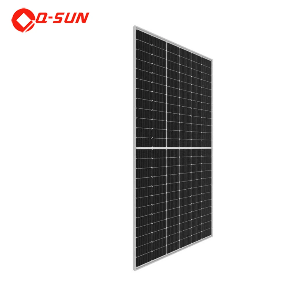 Painel Solar Mono Perc elevada eficiência de vidro único Módulo Solar Cell