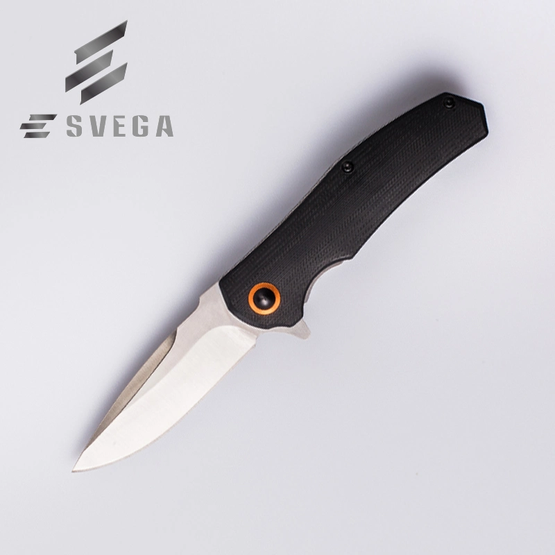 Hot Selling 7" Stain Steel G10 Pocket Folding Knife for Outdoor Camping Hunting