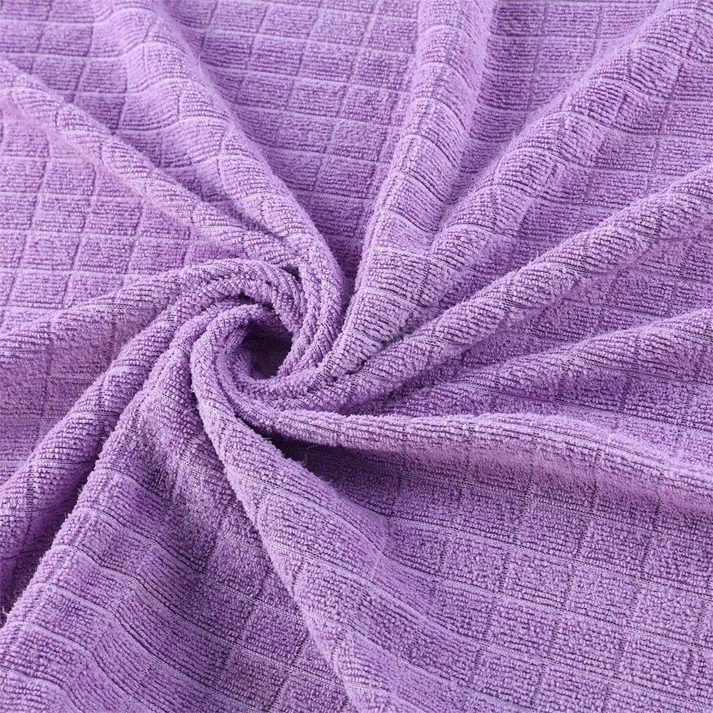 Os falsos tecidos especiais de polietileno impressos produtos combinados toalhetes de microfibras para desinfectar Soft Toalha de limpeza com cores diferentes