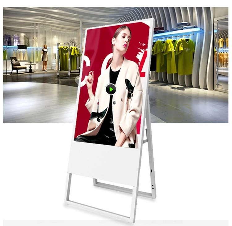 Folding Type Stand Portable Digital Signage Advertising LCD Display