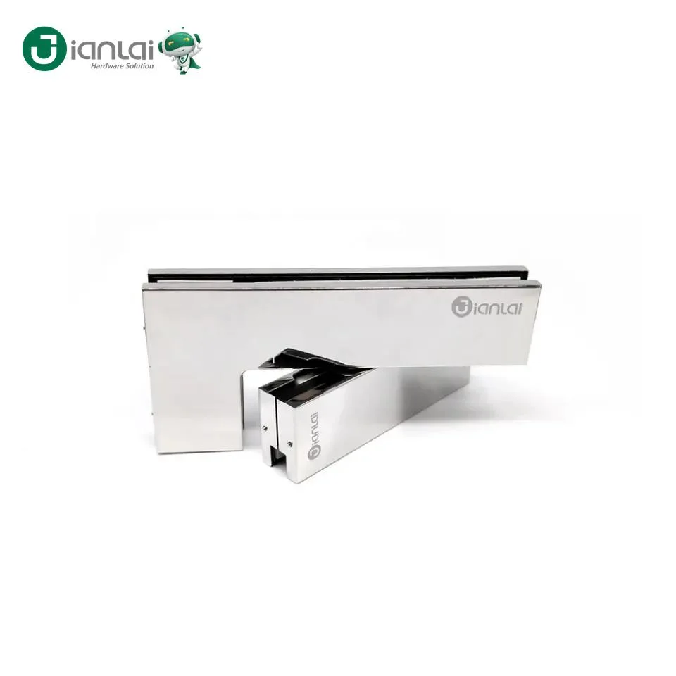 Stainless Steel Frameless Glass Clamp Chrome Top Door Patch Fittings