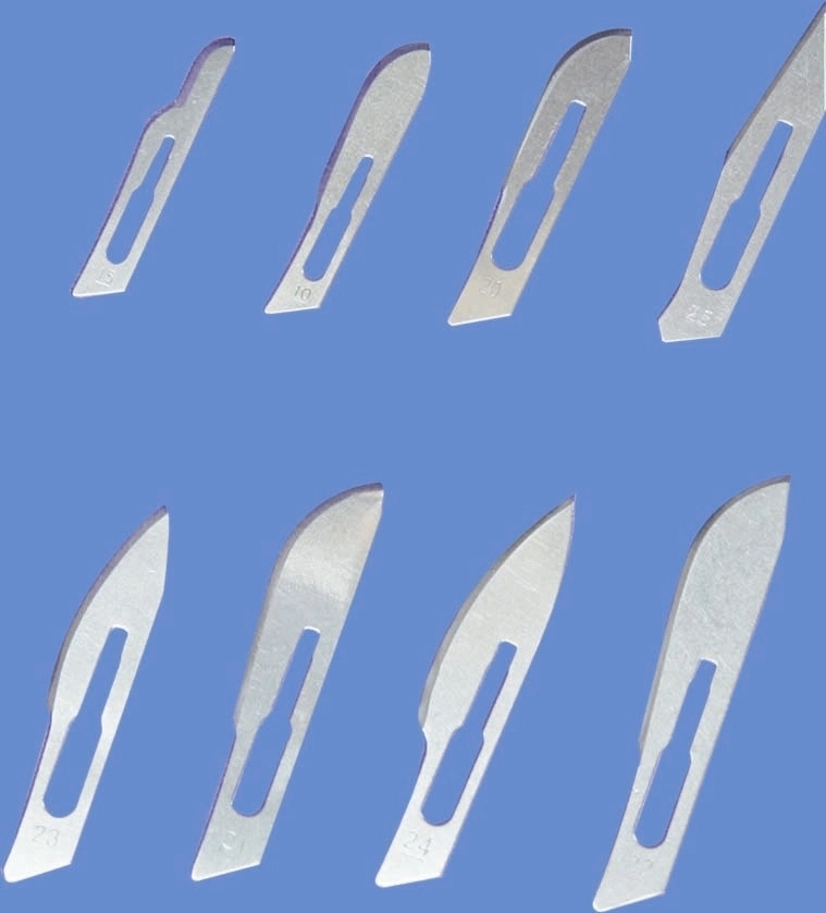 Disposable Medical Carbon Steel Surgical Blades CE ISO