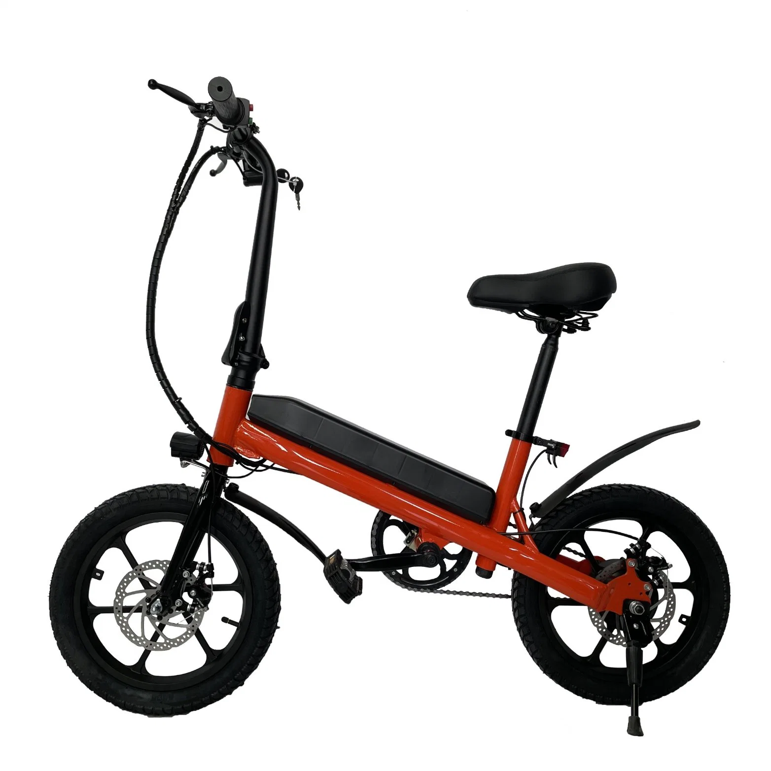 Chanson 36V mini ciudad bicicleta Bicicleta con Batería 7.5Ah Acero 350W de 16 pulgadas de la pequeña moto