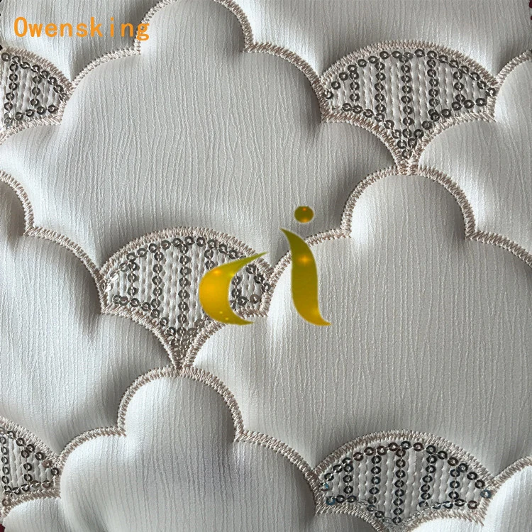 3D Touched PU Faux Artificial Embroidery PVC Leather for Wall, Door, Sofa, Chair, Sofa