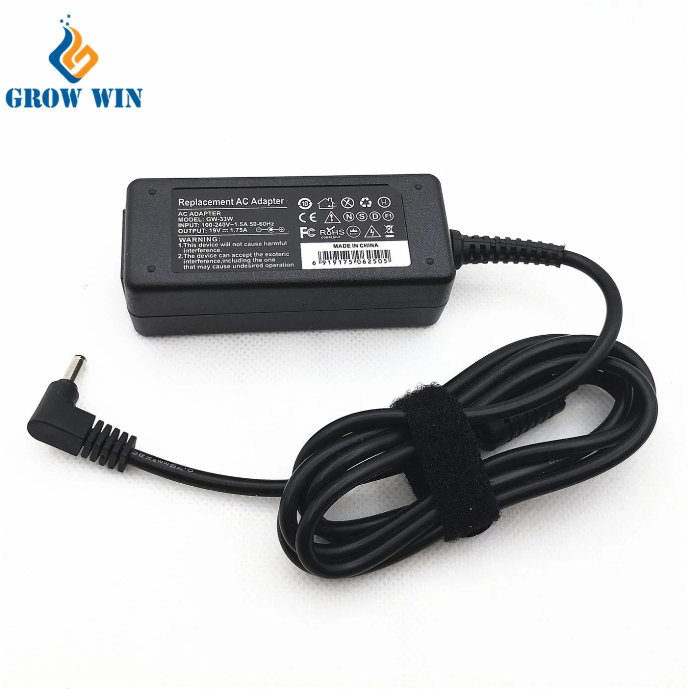 Nuevo cargador portátil 33W 19V 1.75un adaptador de corriente portátil