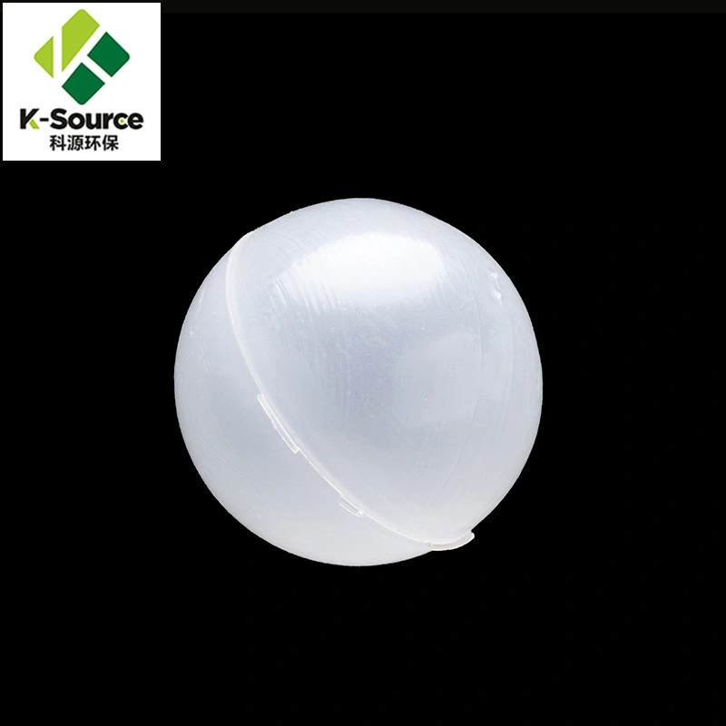 100mm PP RPP Billes de plastique PVDF hollow les poissons de fond pour le traitement des eaux usées à bille flottante