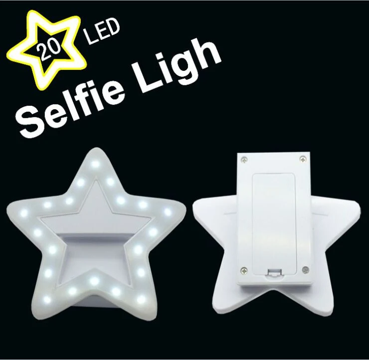 New Custom Rechargeable LED Camera Flash Mobile Cell Phone Selfie Ring Light