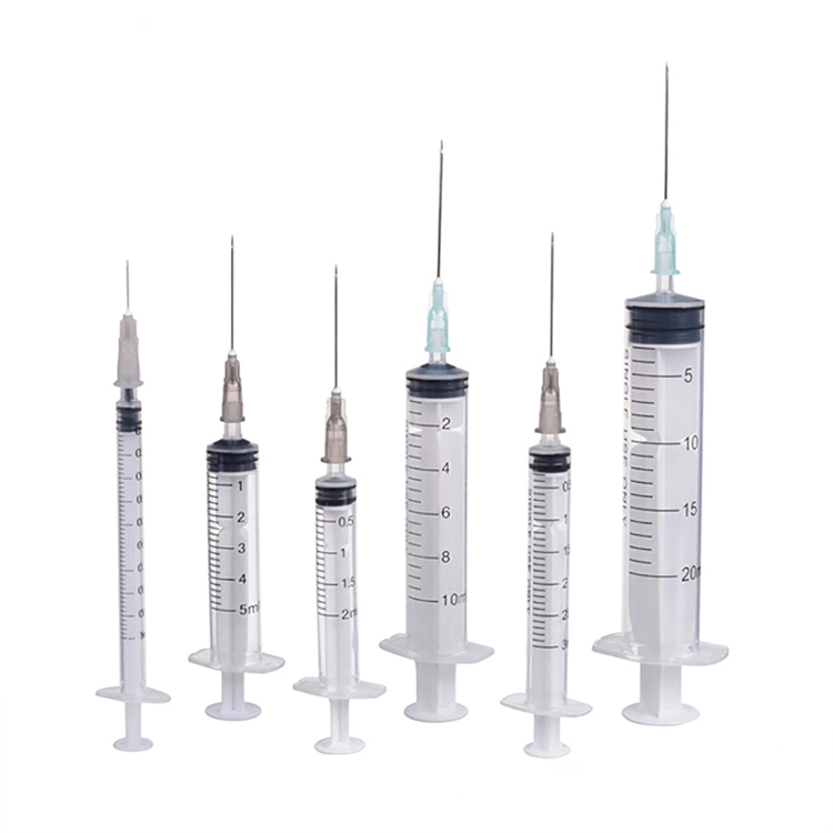 Disposable Syringe Medical Syringe With or Without Needle Luer Slip or Luer Lock