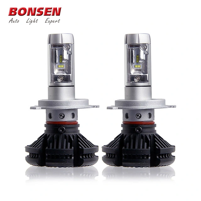 Bonsen LED Headlight X3 LED Lamp Motorcycle Headlight Car Lamp 6000K Natural White Replacement Halogen Bulb