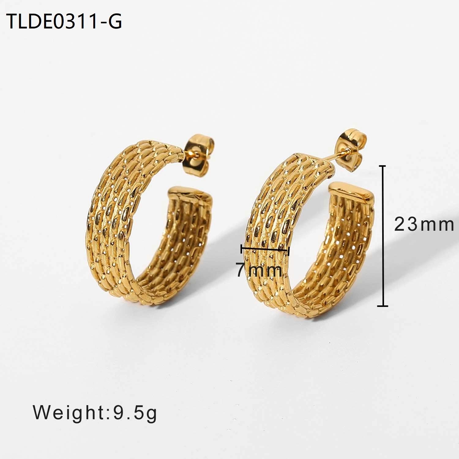 Stainless Steel Fashion Jewelry Good Quality Gold Plated Jewelry, Christmas jewellery, New Arrival Earring