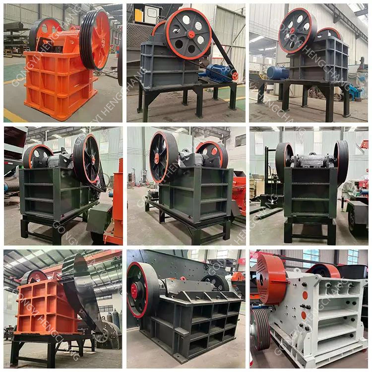 Good Quality Small Mini Mobile Diesel Engine PE600X900 Rock Stone Crushing Gold Ore Quartz Hydraulic Mine Jaw Crusher Machine with Vibrating Feeder	for Sale