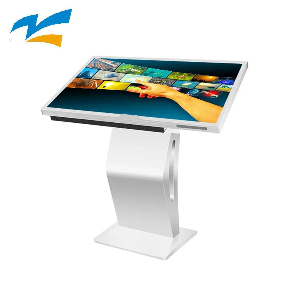 وصول جديد 55 بوصة Digital Signage Kiosk حامل كمبيوتر شخصي Touch الشاشة