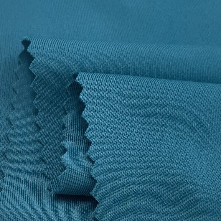 Original Factory Shiny Moderate Polyester Spandex Polyamide Nylon Elastane Knit Fabrics for Garment